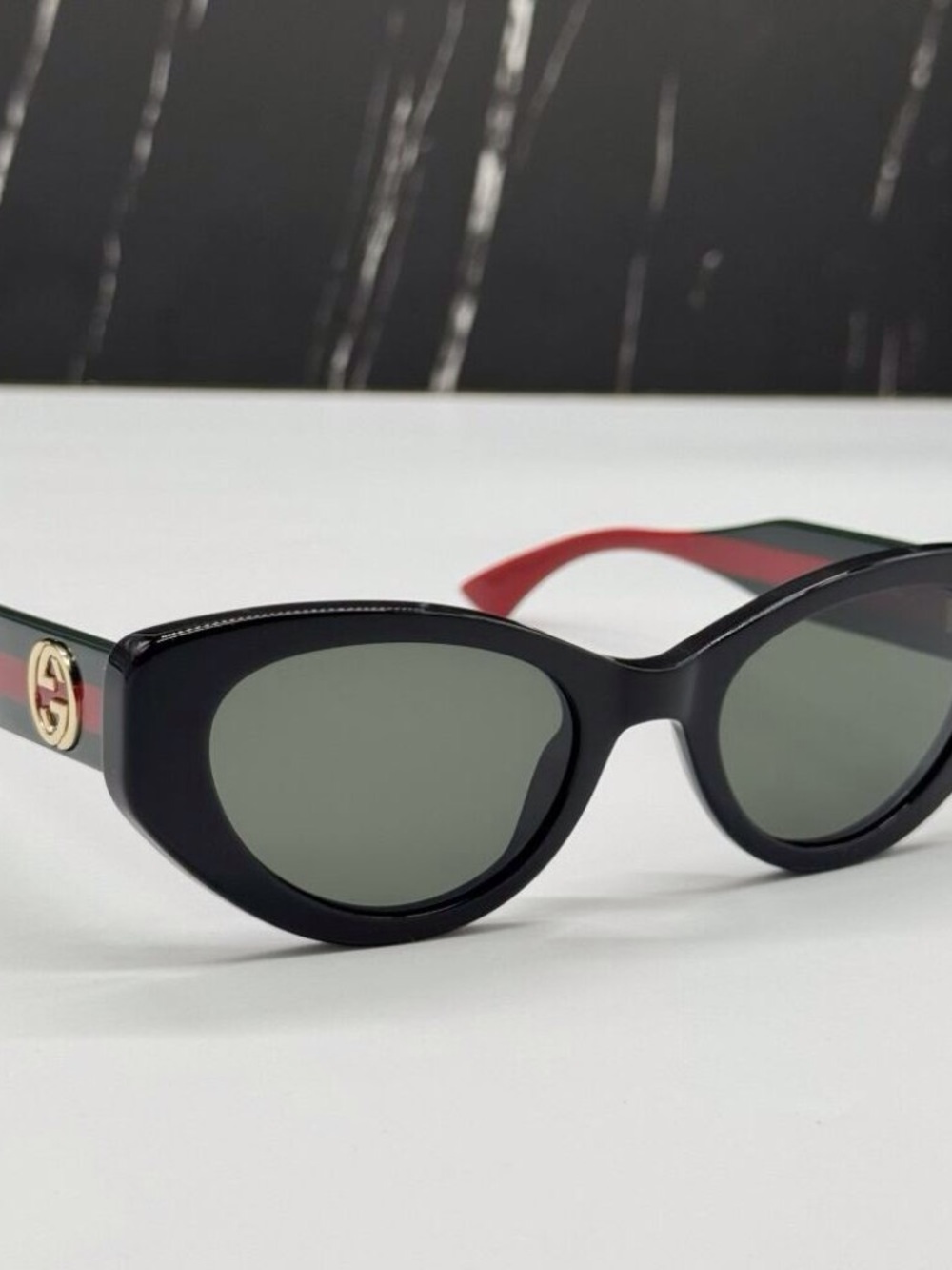 NEW GG1862S 001 GUCCI CAT EYE BLACK WOMEN GUCCI SUNGLASSES